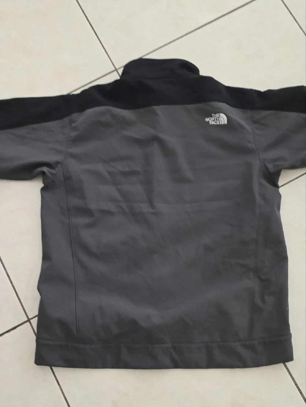 The North Face Black and Gray Performance Softshell Jacket, Used
